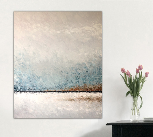 Malarstwo - obraz 120x100 cm, farby akrylowe Beata Jarecka
