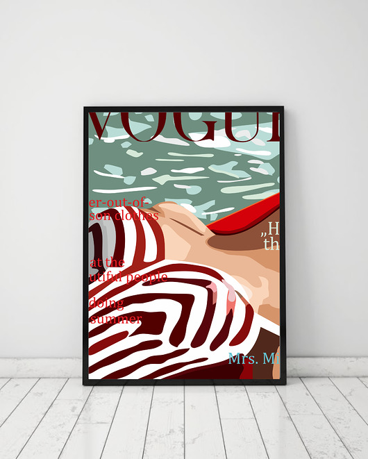 plakaty Plakat Dziewczyna w kostiumie kąpielowym