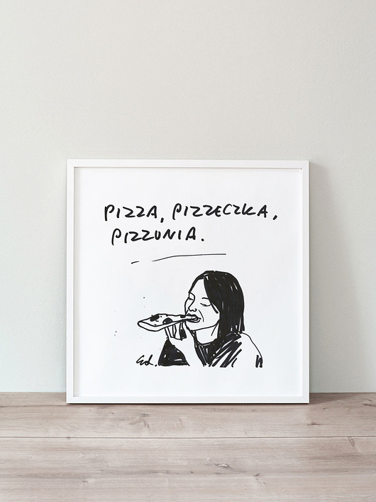 plakaty Plakat Pizza, pizzeczka, pizzunia