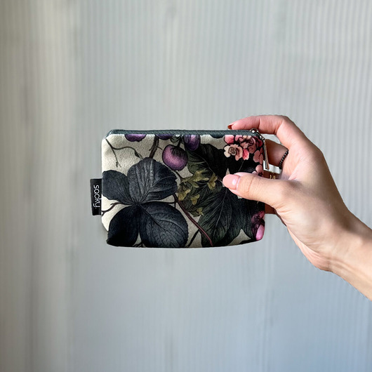 portfele damskie Card holder welur paradise