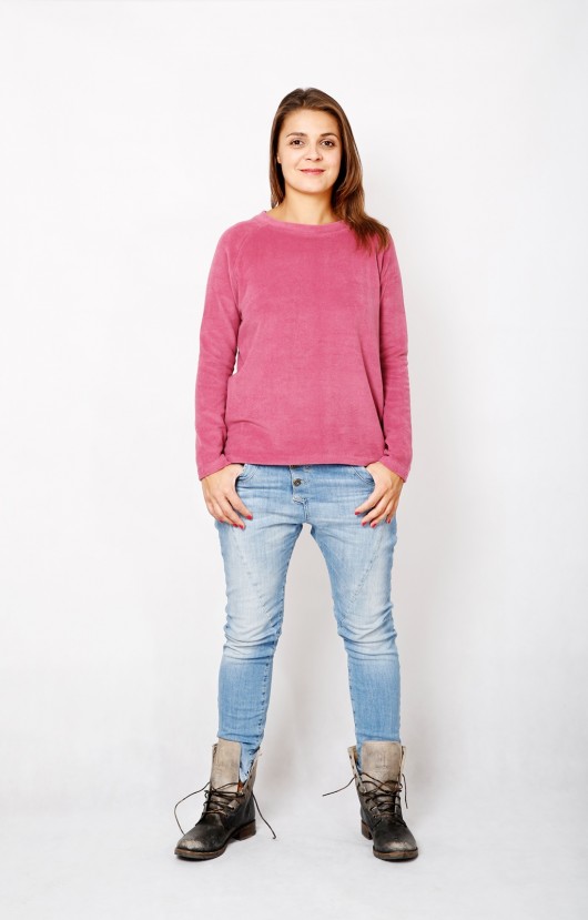 Sweter - sweather wheather - dark pink  mnishkha