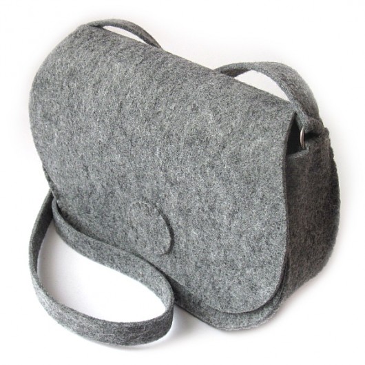 Plain Grey - torebka na ramię (zamówienie) Craft Factory
