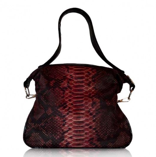 Torebka - Red Wine Python 2 Kat of Colours