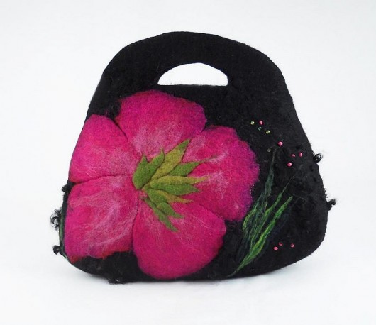 Jedwabnofilcowa Torebka: Living Bag filcant