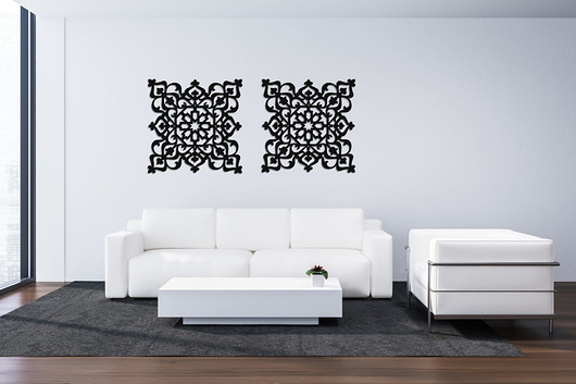 dekoracje - na ścianę AŻUROWY PANEL DEKORACYJNY, STYL MAROKAŃSKI, DEKORACJA ŚCIENNA 3D, ORNAMENT, D