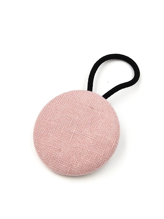 ozdoby do włosów dla dzieci Gumka do włosów Linen dusty pink