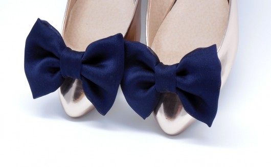 Navy Bow - klipsy do butów Coquet Coquet
