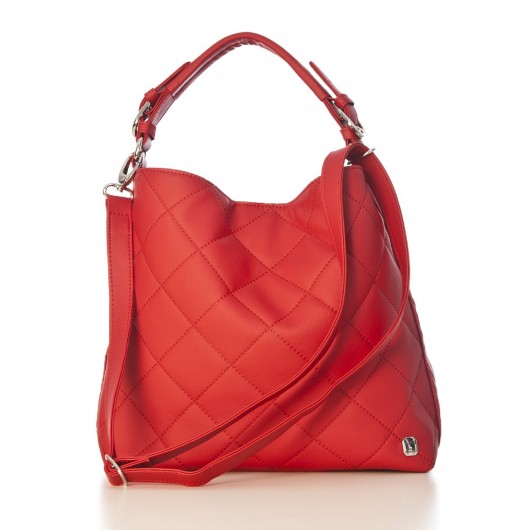 Anja Red Quilted MilliBag