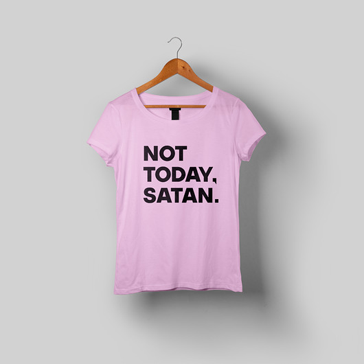 Bluzka damska "NOT TODAY SATAN" UNDO