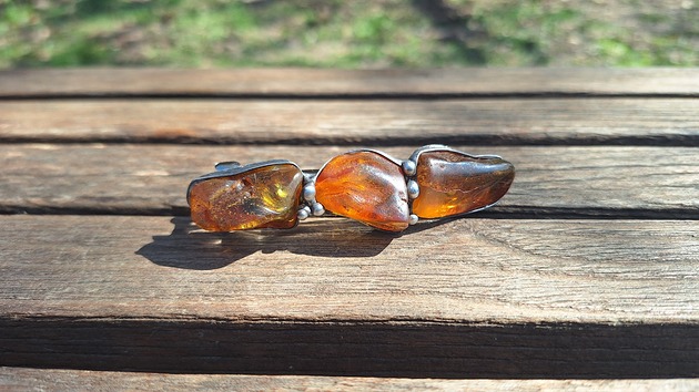 spinki i klamry do włosów Jantary - klamra do włosów