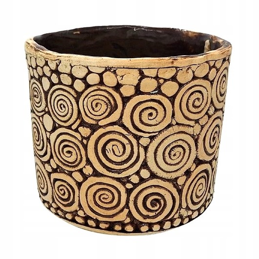 doniczki Doniczka Ceramiczna Handmade Przytulny Kącik. Doniczka Ręcznie Robiona
