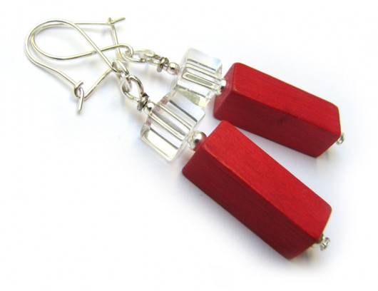 Red - kolczyki veska