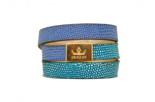 Bogota Triple Wrap Blue Bracelet Joccos Design