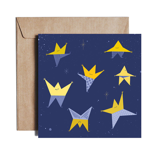 kartki okolicznościowe - wydruki Little Mon-stars Świąteczna Kartka od PIESKOT