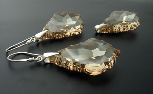 Komplet Shine kryształ Swarovski pieklo niebo