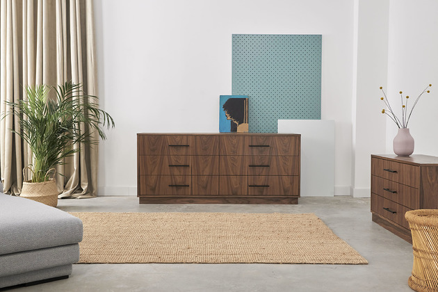 komody i szafki Komoda sideboard O-S13 sześć szuflad