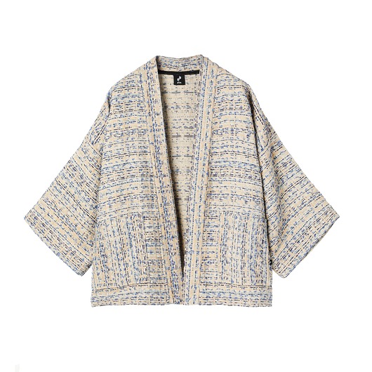 marynarki damskie Granatowe kimono z tencelu dla BP