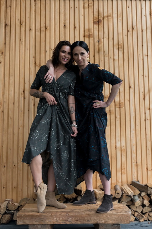 sukienki maxi damskie Sukienka Hippie HAFT