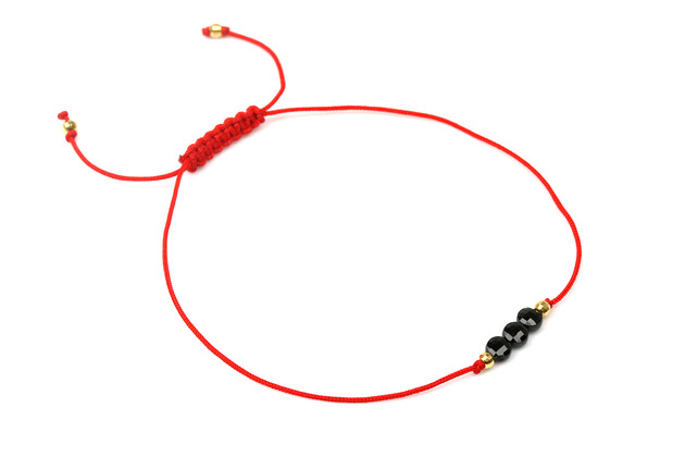 Bransoletka Spinel Płaski Sznurek złoto Brazi Druse Jewelry