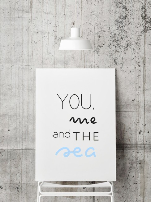 Plakat YOU, ME AND THE SEA beleco