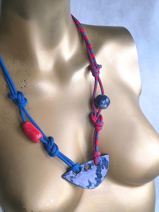 wisiory Naszyjnik MARINE z paracordu