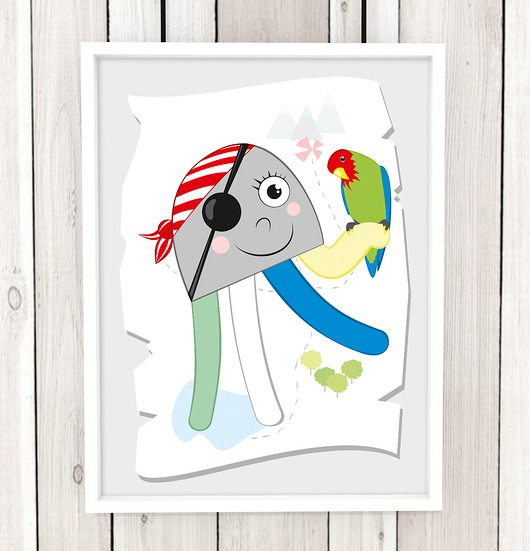 Plakat "Pirat" 30x40 MMStudio