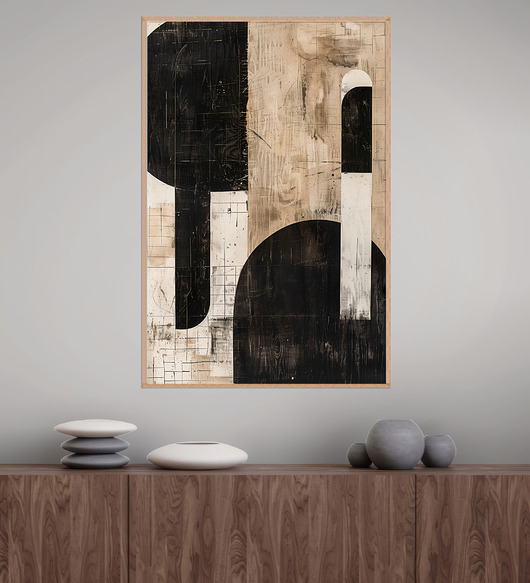 plakaty Geometria natury - Plakat, druk - Minimalizm, Boho, Loft #133
