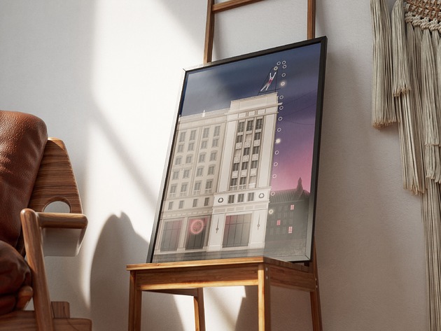 plakaty Plakat MDM, Plac Konstytucji- neon Siatkarka