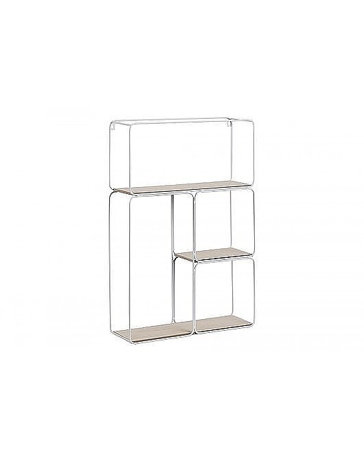 Półka Regał Metalowy Tamara biały MIA home