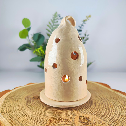świeczniki i świece Ceramiczny lampion