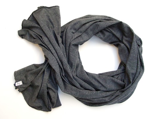 szale damskie Wiosenny - Szal dzianinowy bawełniany, szalik Zolla