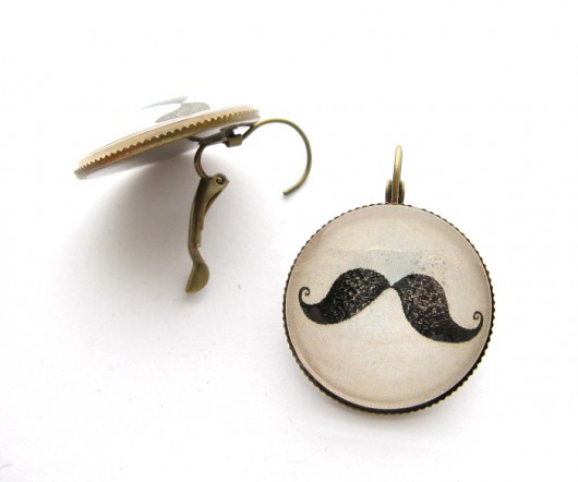 MOUSTACHE - Kolczyki z Wąsami by Matusevic