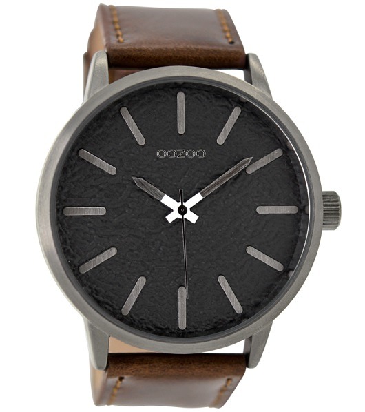 Zegarek OOZOO C9027 brown/black ModernTime