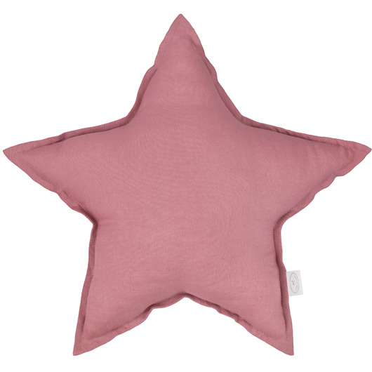 poduszki, poszewki - różne Poduszka PN Gwiazdka lniana Blush