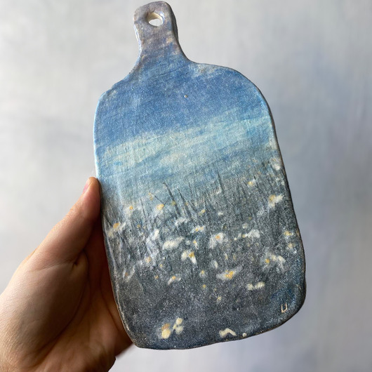 figurki i rzeźby Ceramiczna deska dekoracyjna