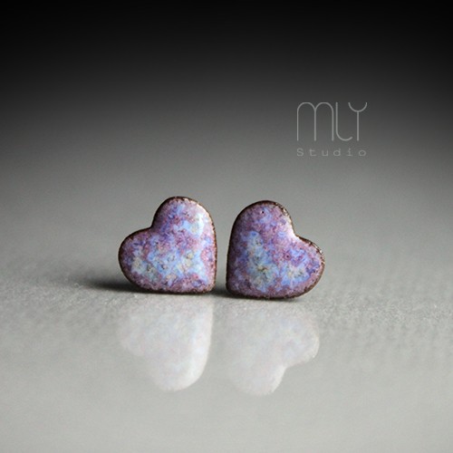 kolczyki ceramiczne Kolczyki ceramiczne Mini Serca 7mm