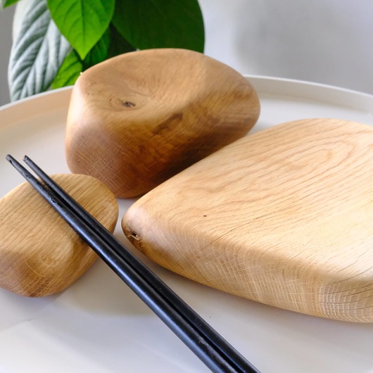 deski do krojenia i tace Dębowe kamienie SUSHI