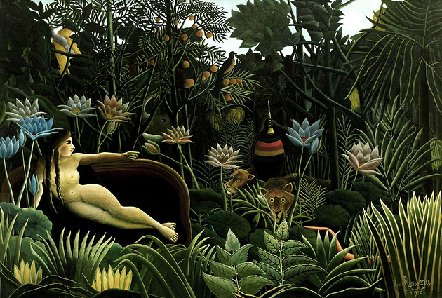 grafiki i ilustracje Henri Rousseau - Sen - obraz lub plakat