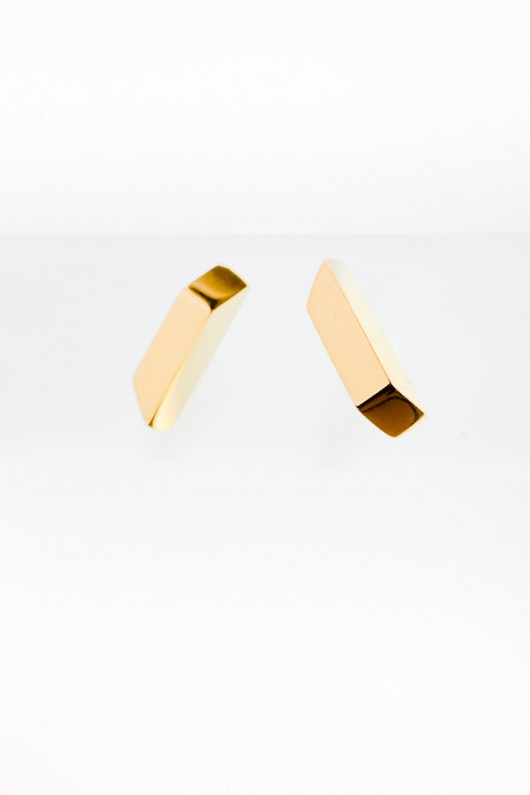 kolczyki z kolekcji EDGY/ Royal/mikron  Daria Siwiak Jewellery
