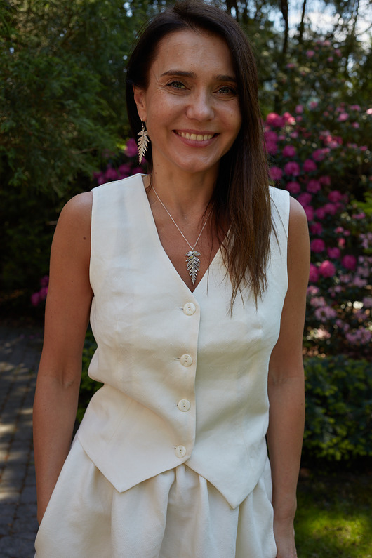 kamizelki damskie Kamizelka Soho Ecru