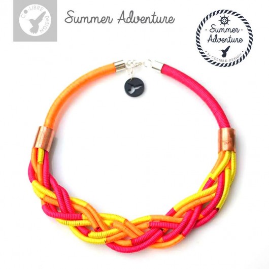 Naszyjnik SUMMER ADVENTURE - model Fluo FUN CO LIBRE DESIGN
