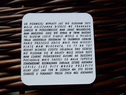 podkładam się pod gorące i wrzące ruda klara