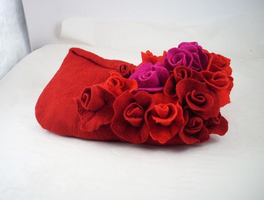 Jedwabnofilcowa Koperta / Torebka: Living Bag filcant