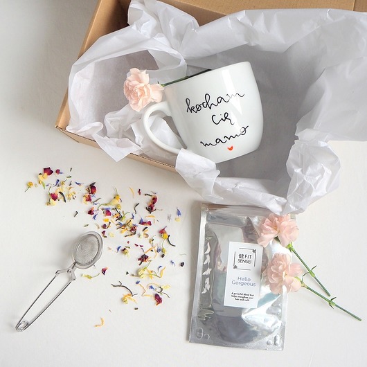 Zestaw z herbatą i zaparzaczem KOCHAM CIĘ MAMO my mug company