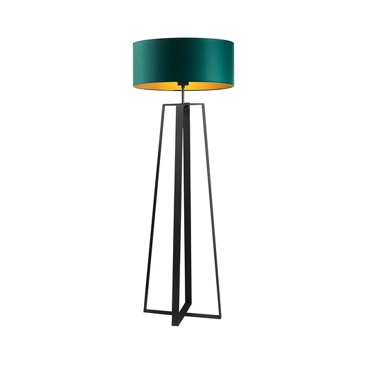 lampy podłogowe Lampa podłogowa z cylindrycznym abażurem MOSS GOLD