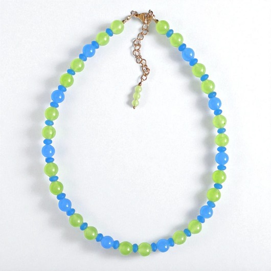 chokery Choker : summer collection : lime in the sky