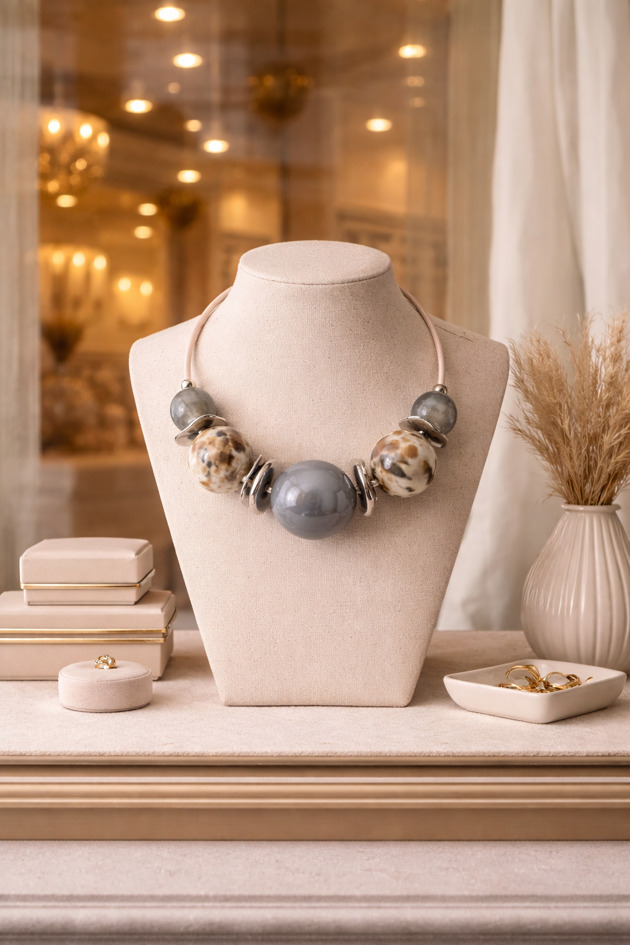 wisiory Wisior naszyjnik z ceramiki