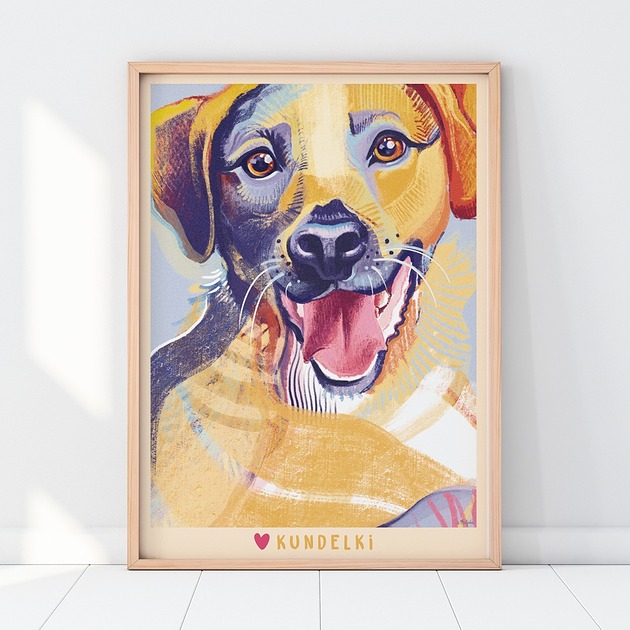 plakaty Plakat Kocham Kundelki