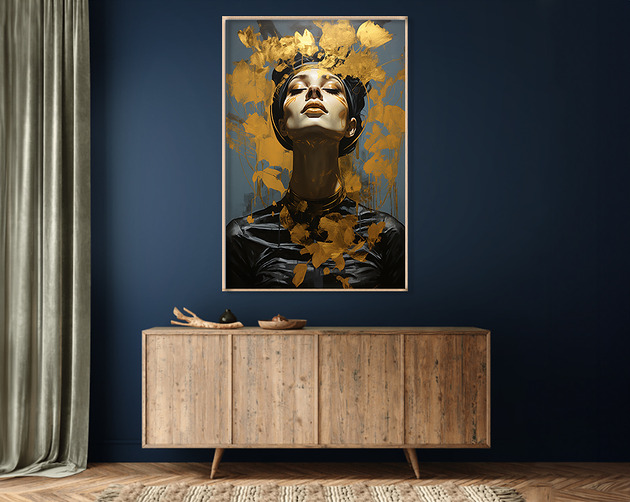 plakaty Złota muza - Plakat - Druk - Fotografia, Abstrakcja, Surrealizm, Loft #5