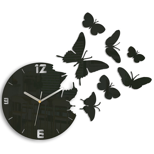 Zegar ścienny Motyle Wenge ModernClock